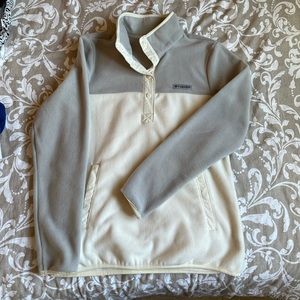 Columbia Colourblock Sweater with Snap-On Buttons